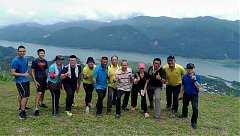 107年7月15日（星期日）七月份登山隊登白馬亭活動